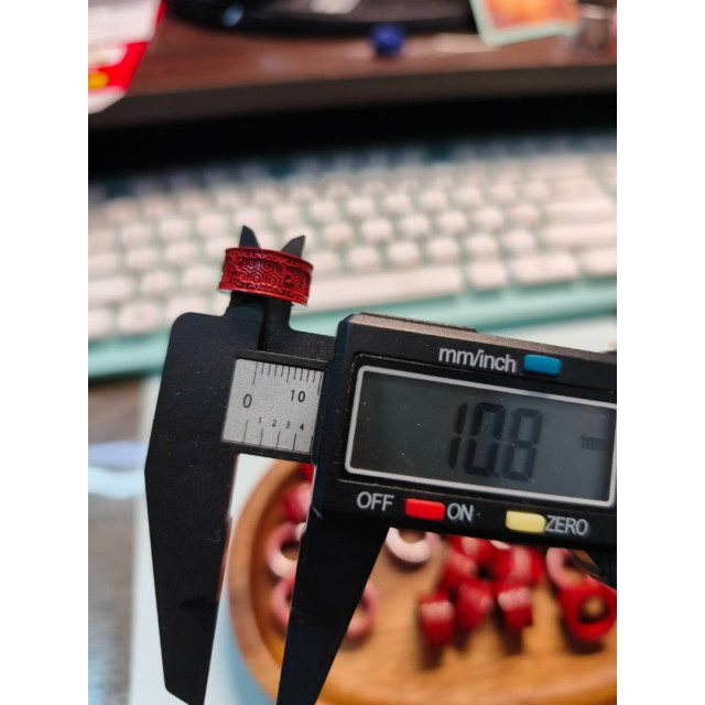 眼緣坊 天然 帝王砂 六字箴言 跑環 硃砂含量90% 回文 六字真言 屏東市 現貨 diy 雕刻 配飾 圈圈