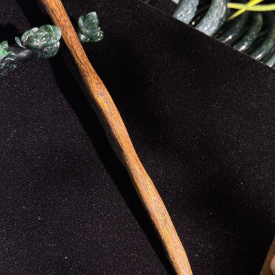 B款 眼緣坊&時予鎏藏 天然 奇楠 沉香 樹心 留疤 高油料 原木 髮簪 非人造壓油 香味甜中帶醇厚底蘊十足 屏東市現貨 棋楠