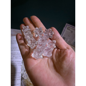 眼緣坊 天然 白水晶 梅爾卡巴 放大水晶功效 大咪數 單珠 非完美 屏東市現貨 文玩 配飾 通孔 大mm