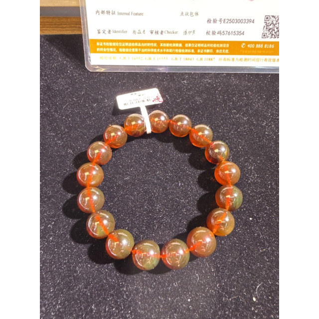 眼緣坊 天然緬甸 紫羅蘭 琥珀 12mm 16.5手圍 豐富紫杉醇 附中國國檢地大證書03394 台灣現貨 屏東市現貨