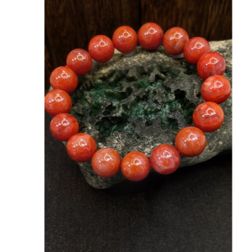 眼緣坊 天然 川料 南紅 老礦 瓦西料 南紅瑪瑙 火焰紋 肉質細膩 無優化 手串 鳳山現貨 批發價 12mm+