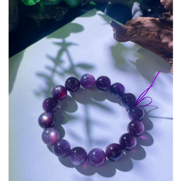 眼緣坊 天然 高品 紫鋰雲母 葡萄紫/櫻桃紫 激發創意 增進人緣 增強觀察力 緩和焦慮感 屏東實拍現貨 diy附證書