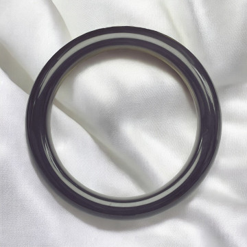 時予鎏藏 收藏級 天然 和田玉 帝王紫 老礦老料 色勻 肉質細膩油潤 57.8圈口 附新疆中玉證書05127 屏東現貨